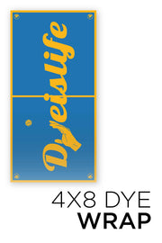 Dyeislife Blue & Gold Logo | Wrap