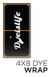 Dyeislife White & Gold Logo | Wrap